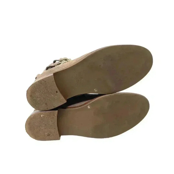 Kate Spade Sabina Suede Buckle Boot - Moto - Biker - Tan - Size 8 - Picture 6 of 8